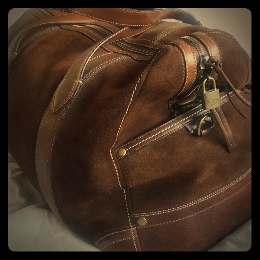 Authentic vintage COACH carry on duffel luggage